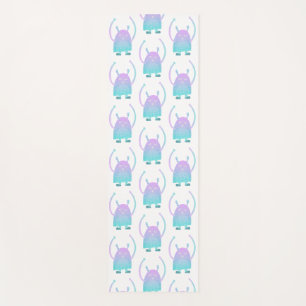 Esterilla De Yoga Pequeño Monstruo Azul