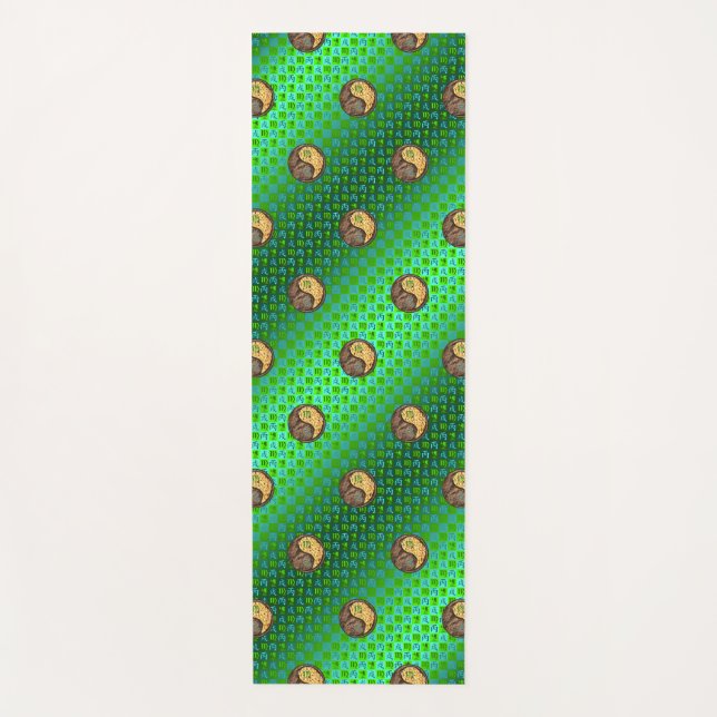 Esterilla De Yoga Perro de Virgo y Fuego (Anverso)