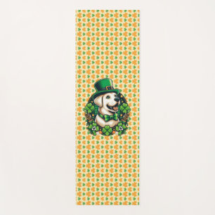 Esterilla De Yoga Perro lindo del Día de San Patricio