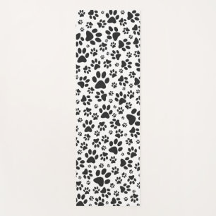 Esterilla De Yoga Perro Paws Black and White Polka Dot