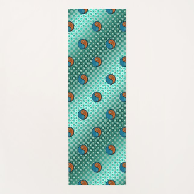 Esterilla De Yoga Perro Pisces y Madera (Anverso)