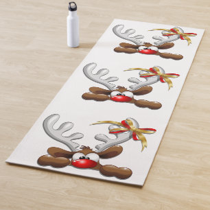 Esterilla De Yoga Personaje de Navidades divertidos y desconcertados
