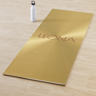 Esterilla De Yoga Personalidad metalúrgica de oro única yoga