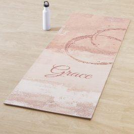 Esterilla De Yoga Personaliza el estilo Art Moderno y el rosa suave