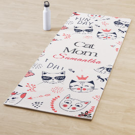 Esterilla De Yoga Personalizable Cat-Mom