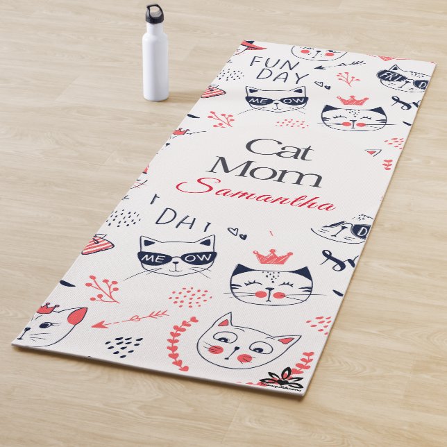 Esterilla De Yoga Personalizable Cat-Mom (In situ)