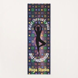 Esterilla De Yoga Personalizable estilo lechoso chakra yoga pose