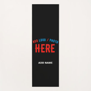 ESTERILLA DE YOGA PERSONALIZABLE MODERNO ESTILO NEGRO VERIFICADO MAR