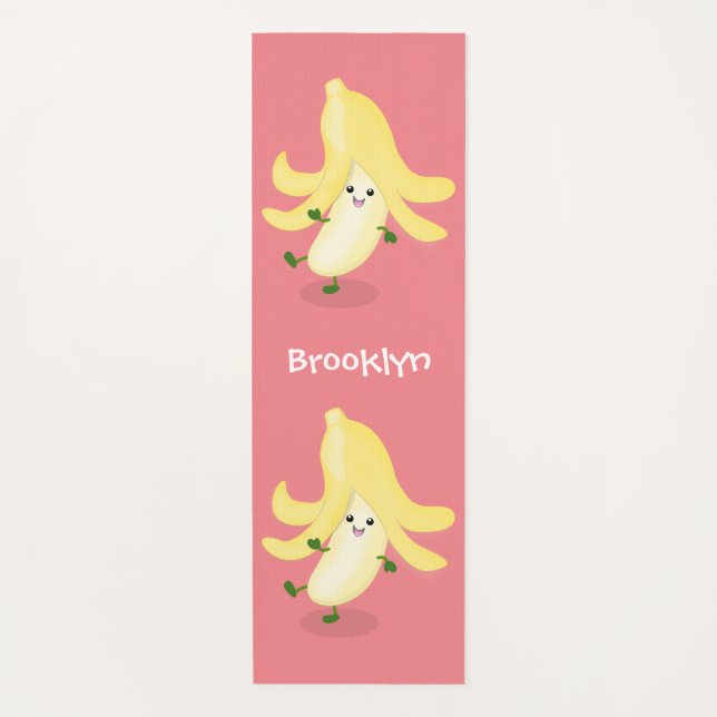 Esterilla De Yoga Personalizado bananero Cute kawaii (Anverso)