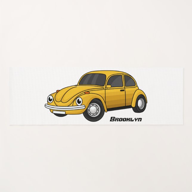 Esterilla De Yoga Personalizado de coche clásico (Anverso (horizontal))