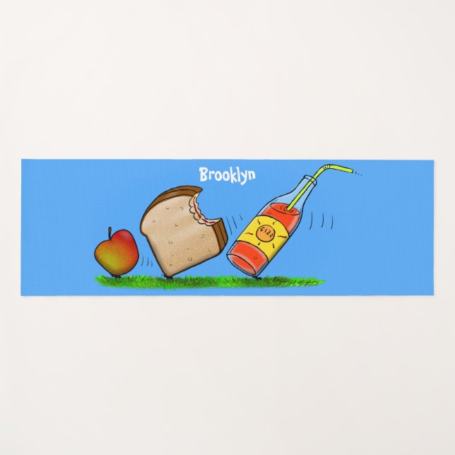 Esterilla De Yoga Personalizado de hormigas divertidas (Anverso (horizontal))