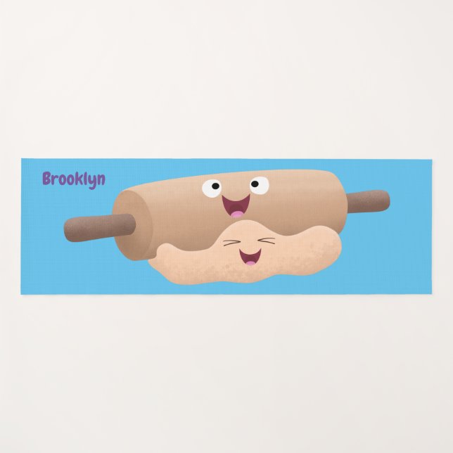 Esterilla De Yoga Personalizado de horneado de rodillos y pasta de m (Anverso (horizontal))