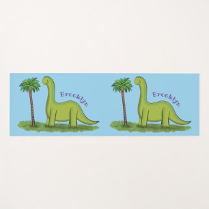 Esterilla De Yoga Personalizado de los dinosaurios de brontosauro ve