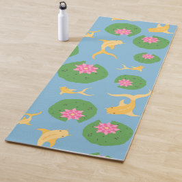 Esterilla De Yoga Personalizado Koi Fish Pond Fitness Meditación