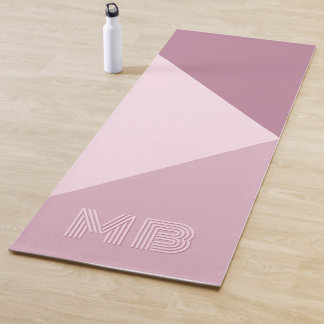 Esterilla De Yoga Personalizado Mauve Taupe Dusty Rosa Rubor color r