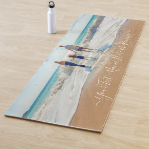 Esterilla De Yoga Personalizado tu foto yoga mate con texto