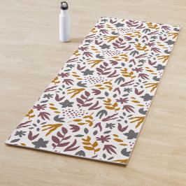 Esterilla De Yoga Personalizar de patrón botánico