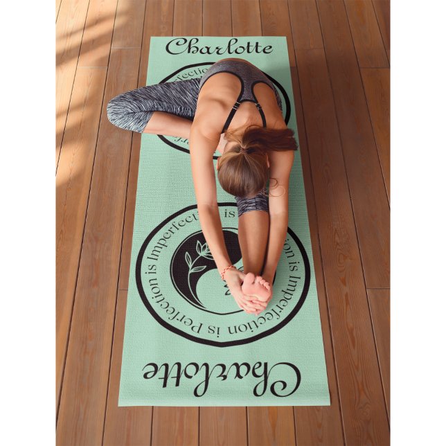 Esterilla De Yoga (Personalizar) Yin Yang Workout, Pilates y ((Customize) Yin Yang Workout, Pilates and Yoga Mat)