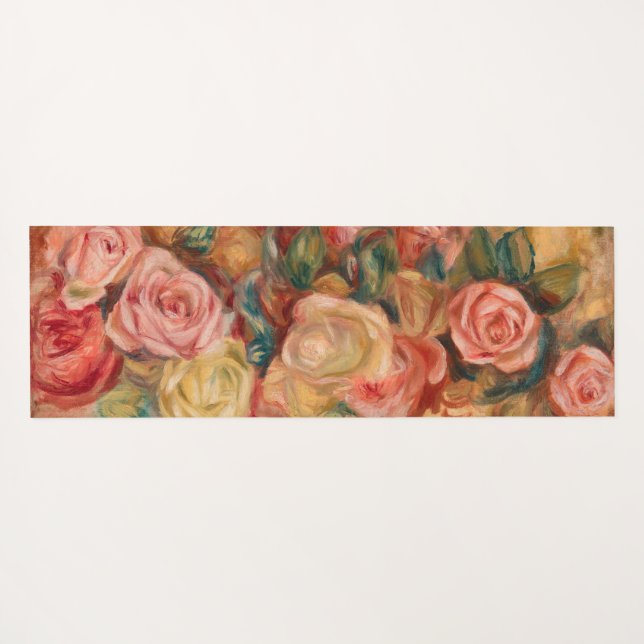 Esterilla De Yoga Pierre-Auguste Renoir - Rosas (Reverso (horizontal))