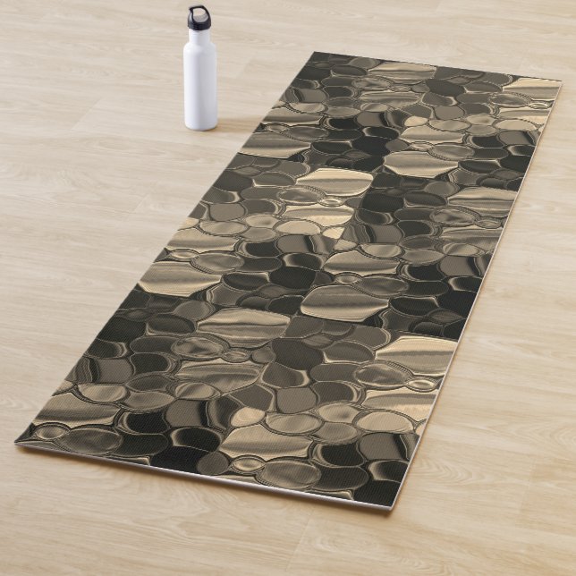 Esterilla De Yoga Piezas marrones, círculos y formas redondeadas (In situ)