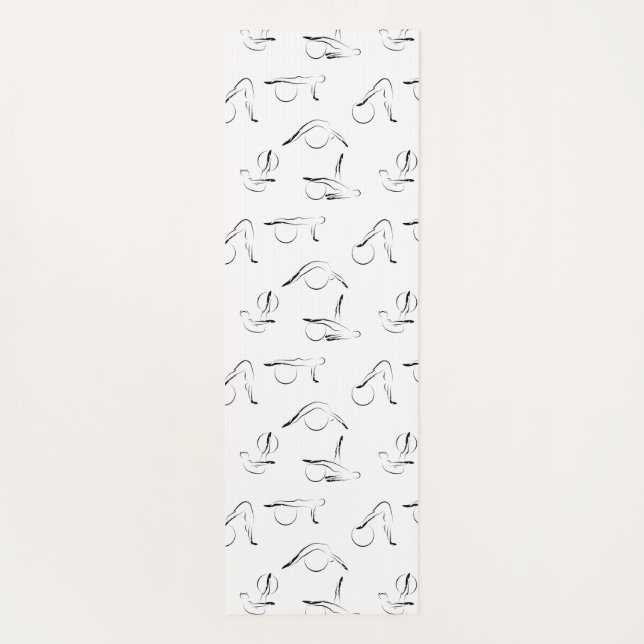 Esterilla De Yoga Pilates plantea el modelo (Reverso)