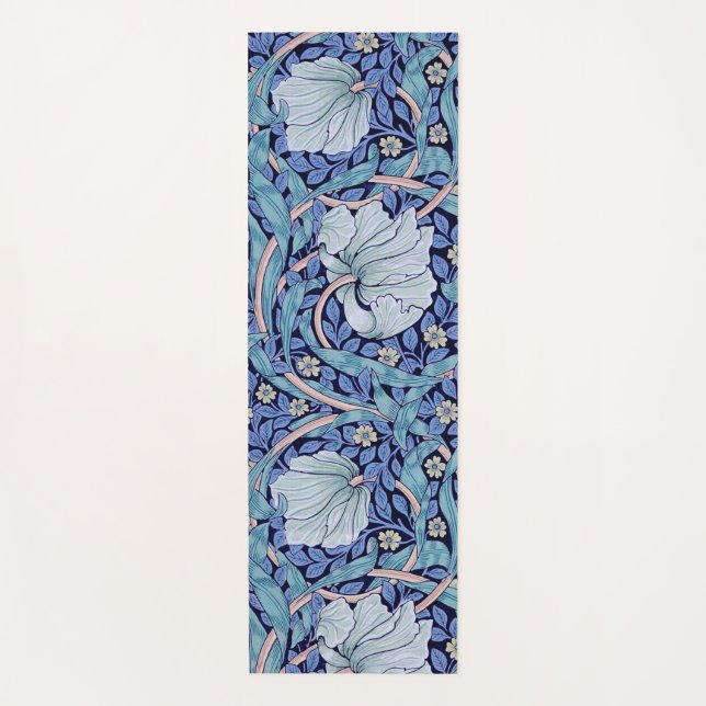 Esterilla De Yoga Pimpernel Blue, William Morris (Anverso)