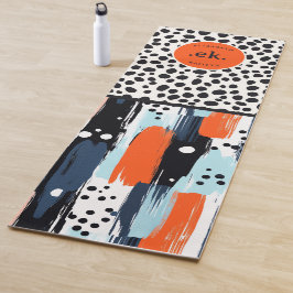 Esterilla De Yoga Pincel de personalizado Patrón de resumen de perro