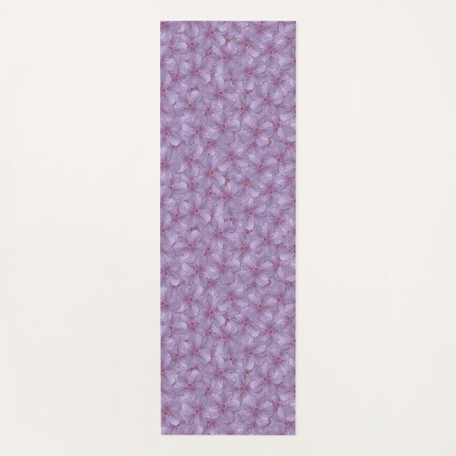 Esterilla De Yoga Pineywoods Geranium Seamless Pattern (Anverso)