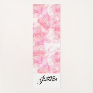 Esterilla De Yoga Pink Boho minimalist Ephemera ornament