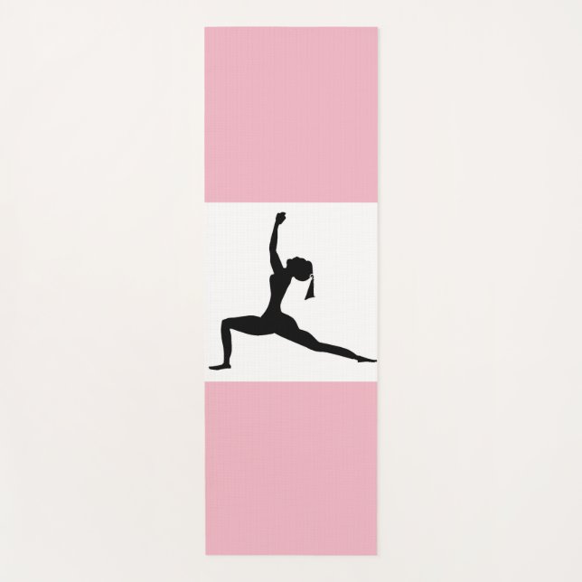Esterilla De Yoga Pink Lady Silhouette (Anverso)