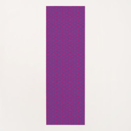 Esterilla De Yoga Pink retro geometric pattern 