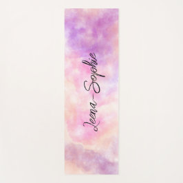 Esterilla De Yoga Pink watercolor 