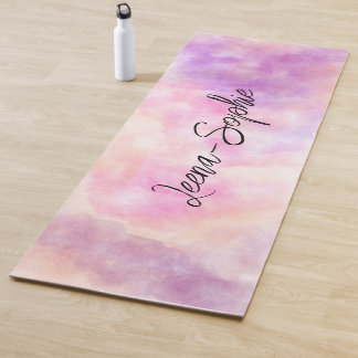 Esterilla De Yoga Pink watercolor 