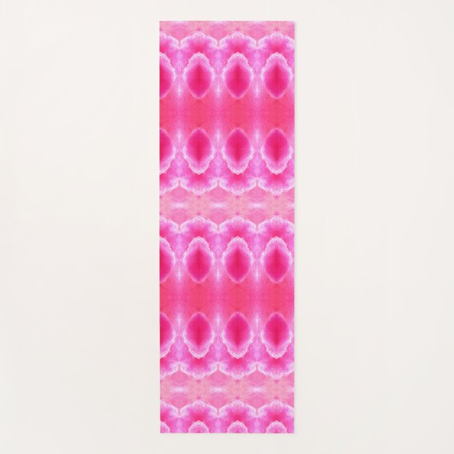 Esterilla De Yoga Pinkey Rosa Ikat 4 (Anverso)