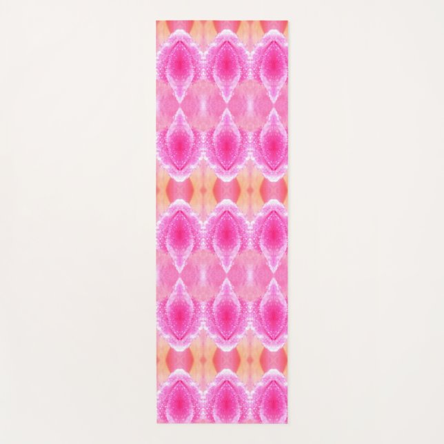 Esterilla De Yoga Pinkey Rosa Ikat 5 (Anverso)