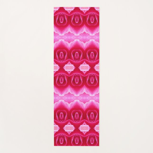Esterilla De Yoga Pinkey Rosa Ikat 7 (Anverso)