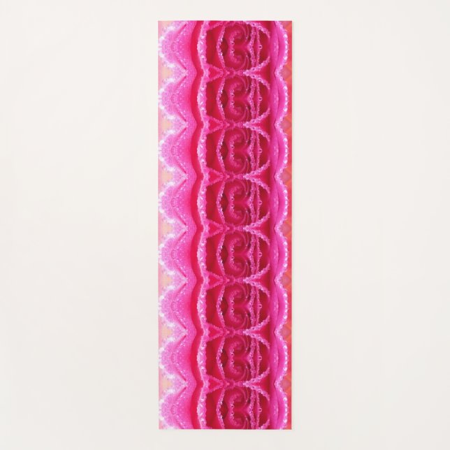 Esterilla De Yoga Pinky Rosey Ikat 2 (Anverso)