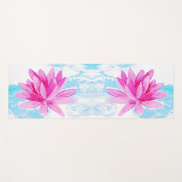 Esterilla De Yoga Pintado pacífico De Flores Rosa Lotus