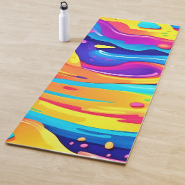 Esterilla De Yoga Pintar cósmicamente Swirls