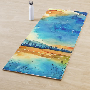 Esterilla De Yoga Pintura de luna llena