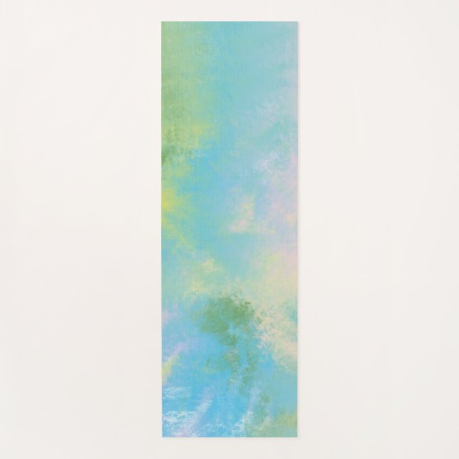 Esterilla De Yoga pintura de óleo abstracta (Anverso)