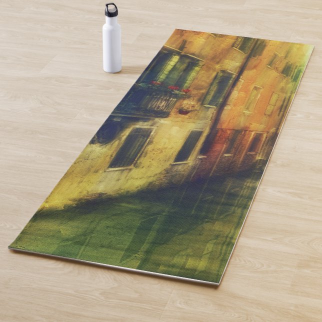 Esterilla De Yoga Pintura del Canal de Venecia Balcony (In situ)