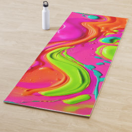 Esterilla De Yoga Pintura líquida vibrante