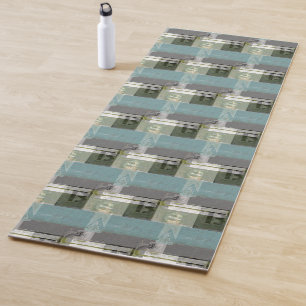 Esterilla De Yoga Pintura moderna con las letras clasificadas