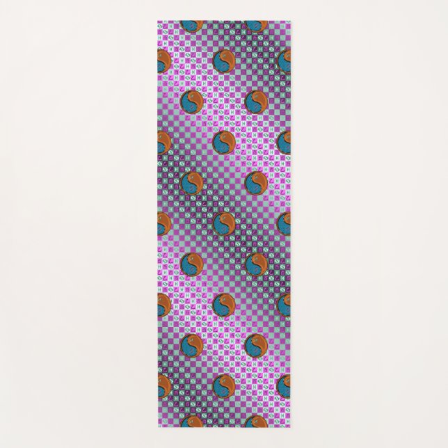 Esterilla De Yoga Pisces & Wood Rooster (Anverso)