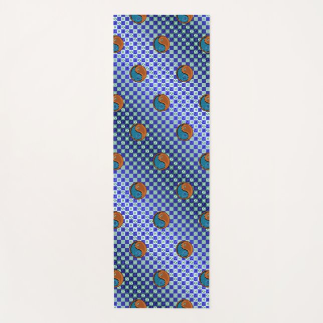 Esterilla De Yoga Pisces y Ox de madera (Anverso)