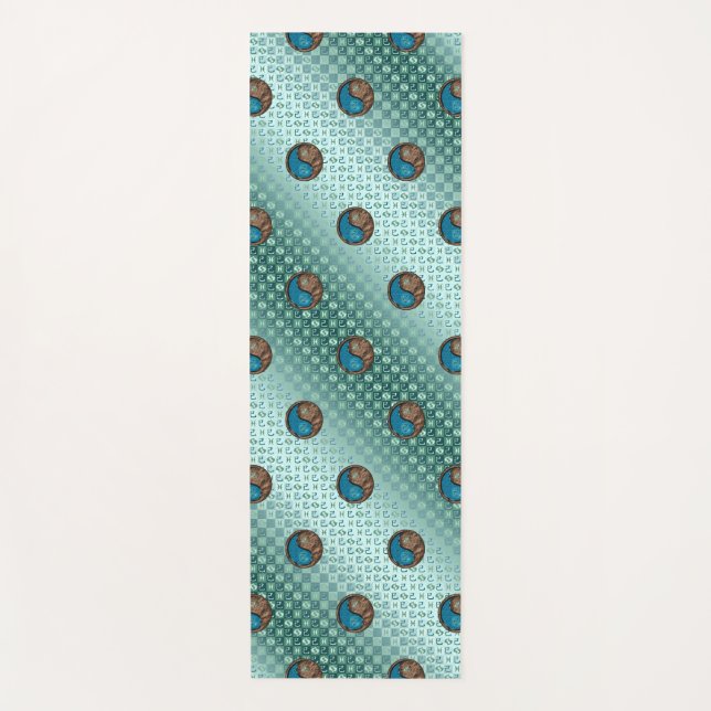 Esterilla De Yoga Pisces y Serpiente de la Tierra (Anverso)