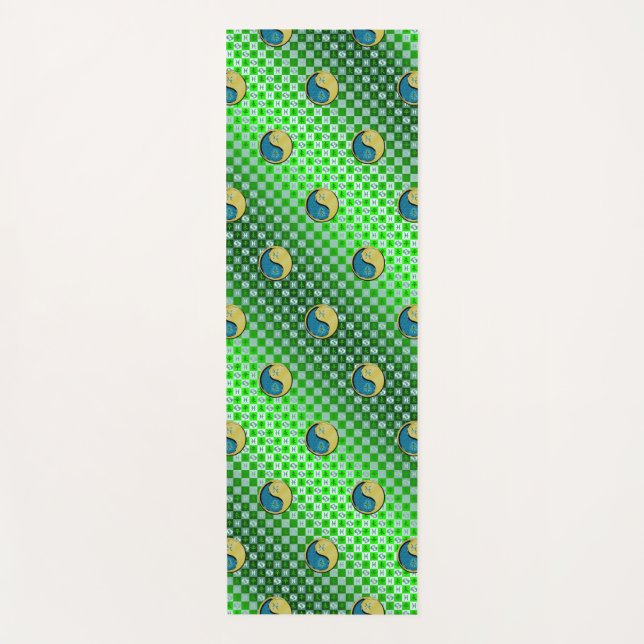 Esterilla De Yoga Piscis y cabra Metalizado (Anverso)