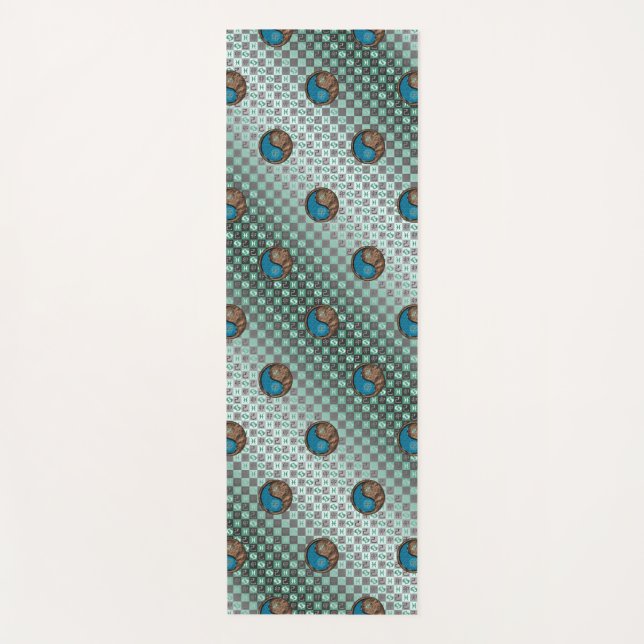 Esterilla De Yoga Piscis y conejo terrestre (Anverso)