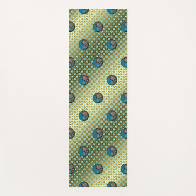 Esterilla De Yoga Piscis y el dragón de la tierra (Anverso)